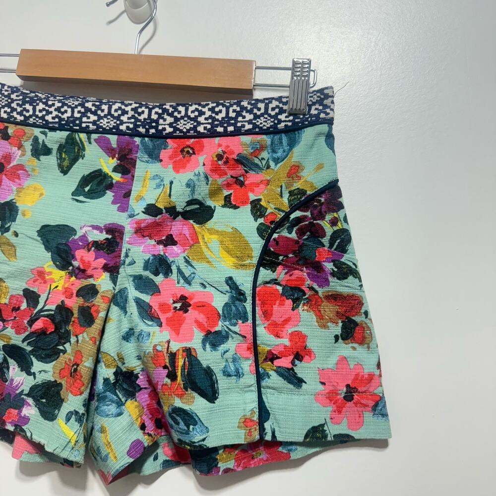 Anthropologie Cartonnier Skyflower Shorts Size 2 - Picture 7 of 11